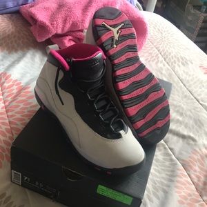 Pink & Gray Jordan 10s